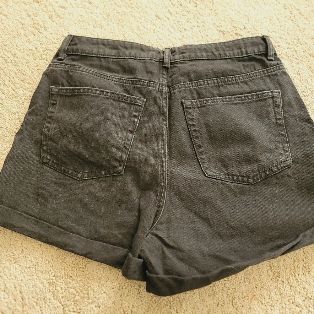 Primark Women's Black Denim Shorts 10